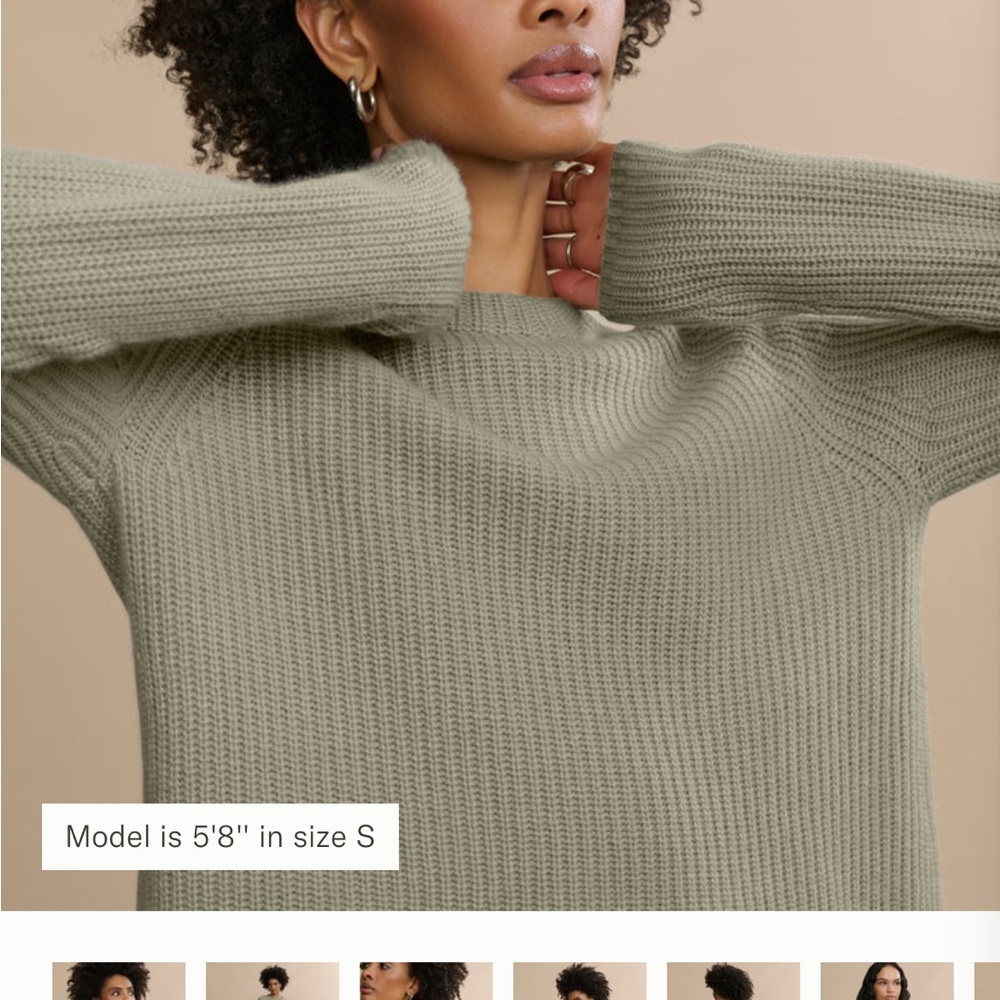 Jenni Kayne Cashmere Fisherman Sweater (Small)